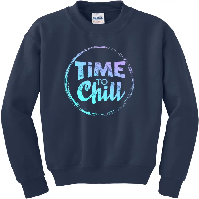 Graffiti Cool: Time To Chill Kids Sweatshirt