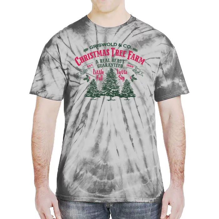 Griswold Christmas Tree Farm Holiday Christmas Party Tie-Dye T-Shirt