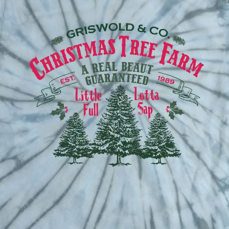 Griswold Christmas Tree Farm Holiday Christmas Party Tie-Dye T-Shirt