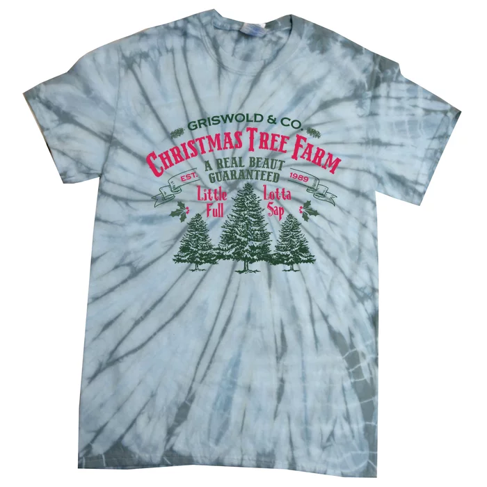 Griswold Christmas Tree Farm Holiday Christmas Party Tie-Dye T-Shirt