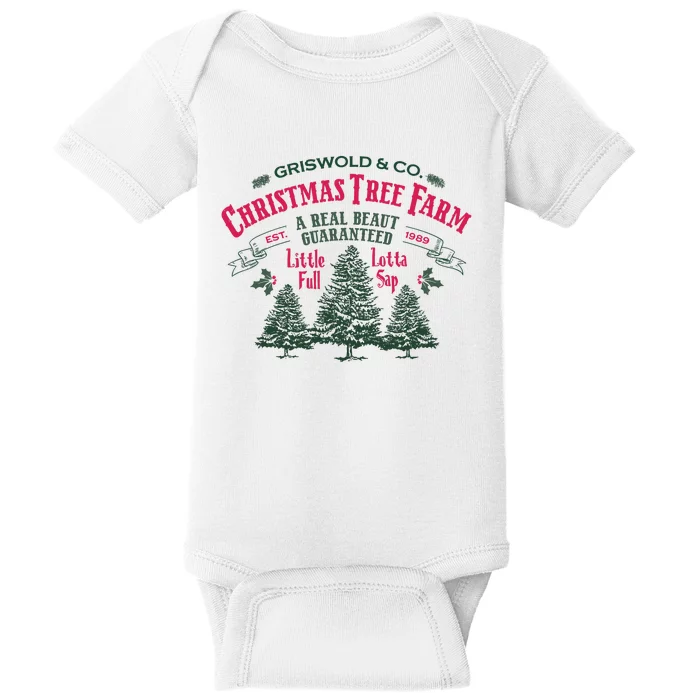 Griswold Christmas Tree Farm Holiday Christmas Party Baby Bodysuit