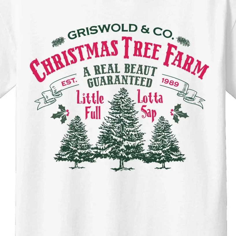 Griswold Christmas Tree Farm Holiday Christmas Party Kids T-Shirt