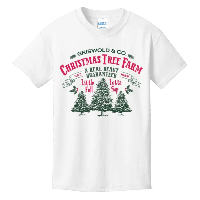 Griswold Christmas Tree Farm Holiday Christmas Party Kids T-Shirt