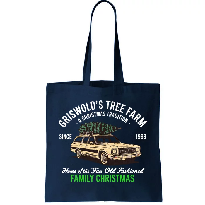 Griswold Christmas Tree Farm Vintage 1989 Classic Tote Bag