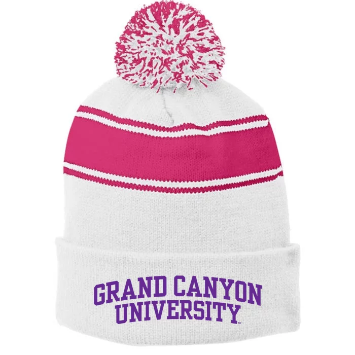 Grand Canyon University Lopes Stripe Pom Pom Beanie