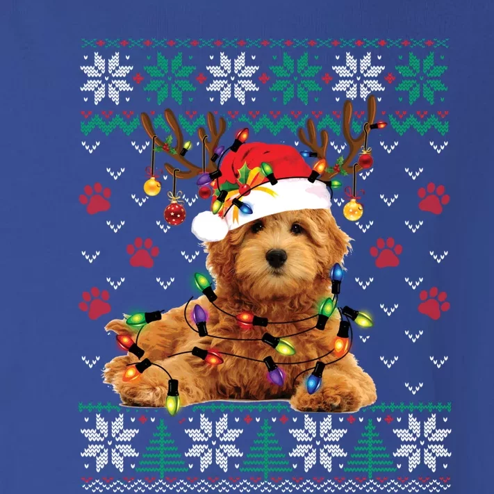 Goldendoodle Christmas Ugly Sweater Funny Dog Lover Xmas Great Gift Toddler Long Sleeve Shirt