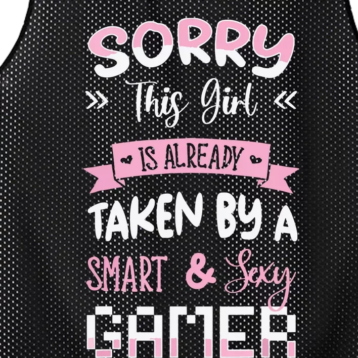 Gamer Computer Video Games Gaming Couple Girlfriend Gift Mesh Reversible Basketball Jersey Tank