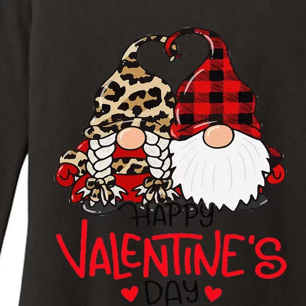 Gnomes Couple Valentines Day, Happy Valentine's Day Gift Womens CVC Long Sleeve Shirt