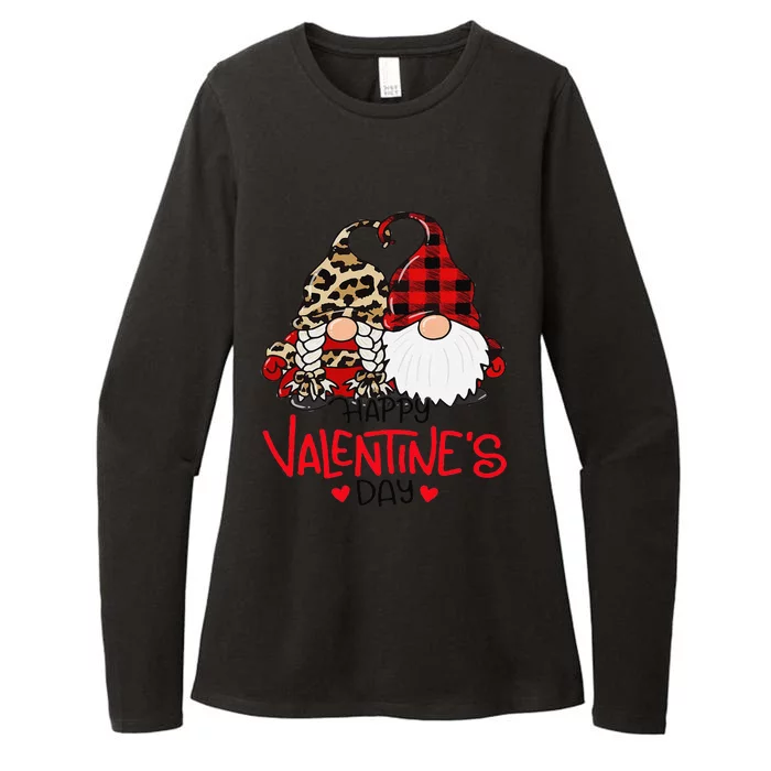 Gnomes Couple Valentines Day, Happy Valentine's Day Gift Womens CVC Long Sleeve Shirt