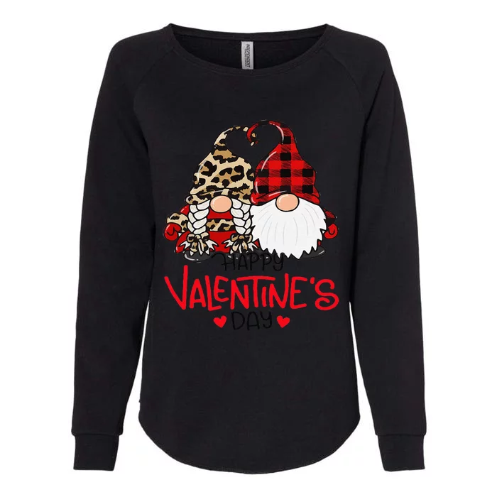 Gnomes Couple Valentines Day, Happy Valentine's Day Gift Womens California Wash Sweatshirt