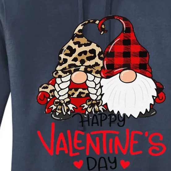 Gnomes Couple Valentines Day, Happy Valentine's Day Gift Women's Pullover Hoodie