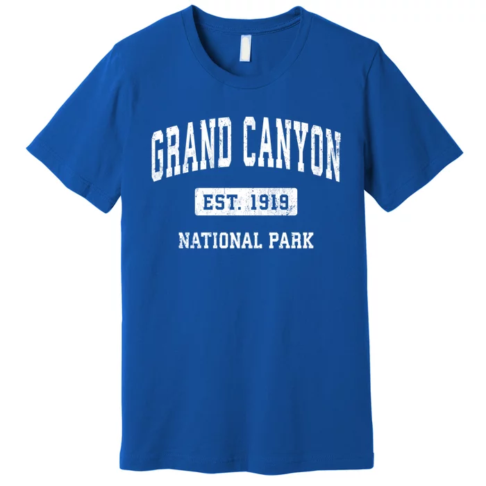 Grand Canyon Vintage National Park Sports Design Gift Premium T-Shirt