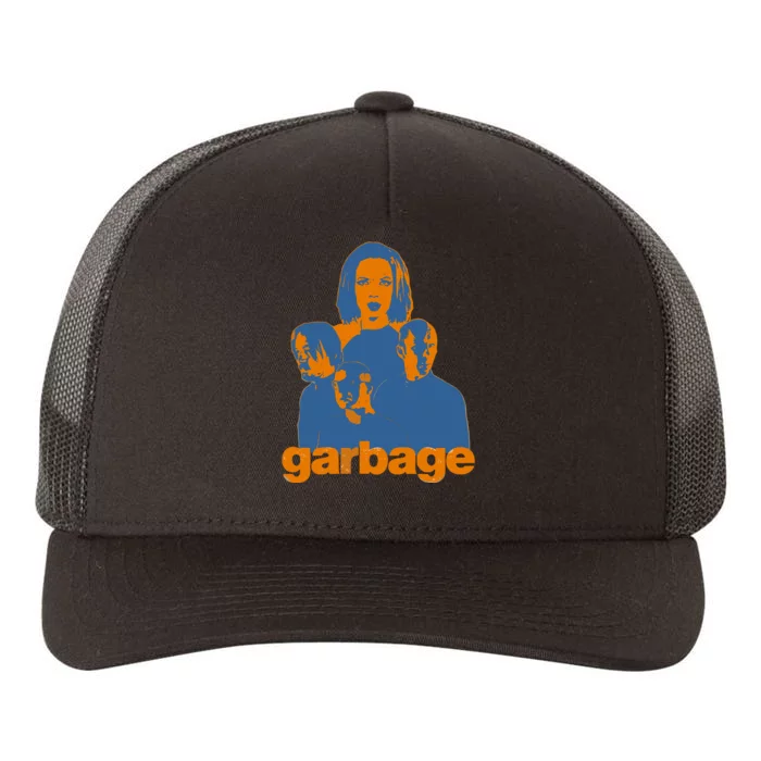 Garbage Contrast Vintage 2024 Yupoong Adult 5-Panel Trucker Hat