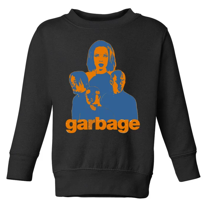 Garbage Contrast Vintage 2024 Toddler Sweatshirt