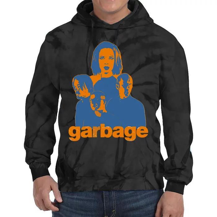 Garbage Contrast Vintage 2024 Tie Dye Hoodie