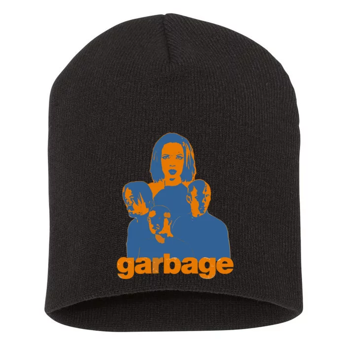 Garbage Contrast Vintage 2024 Short Acrylic Beanie