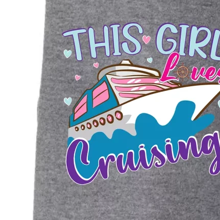 Gone Cruise Vacation This Loves Cruising Cute Gift Doggie 3-End Fleece Hoodie