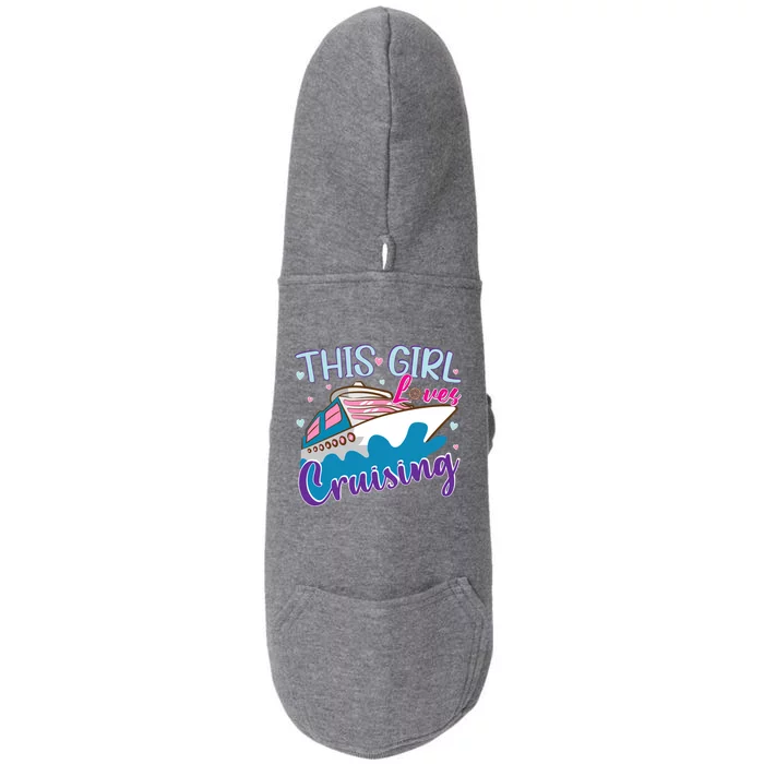 Gone Cruise Vacation This Loves Cruising Cute Gift Doggie 3-End Fleece Hoodie