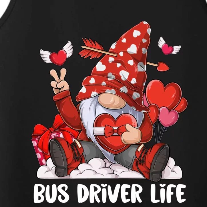 Gnome Couple Vanlentine Cute Bus Driver Life Gnome Cool Gift Performance Tank