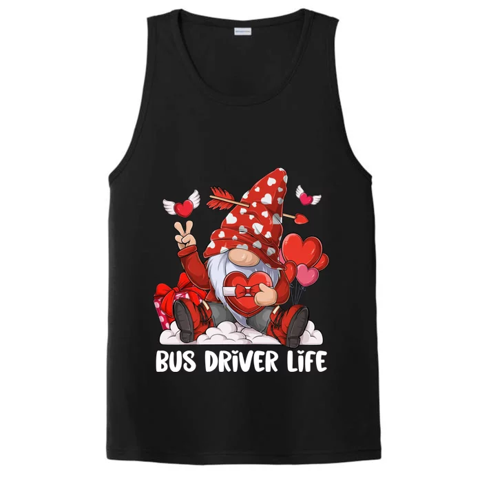 Gnome Couple Vanlentine Cute Bus Driver Life Gnome Cool Gift Performance Tank