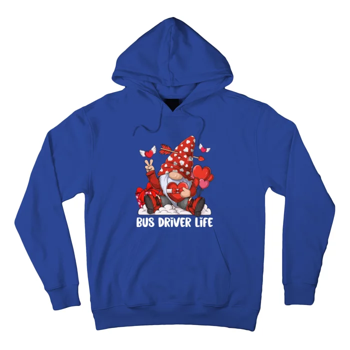 Gnome Couple Vanlentine Cute Bus Driver Life Gnome Cool Gift Hoodie