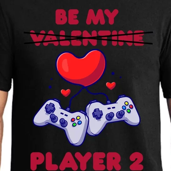 Gamer Couple Valentines Day Be My Player 2 Funny Video Game Great Gift Pajama Set