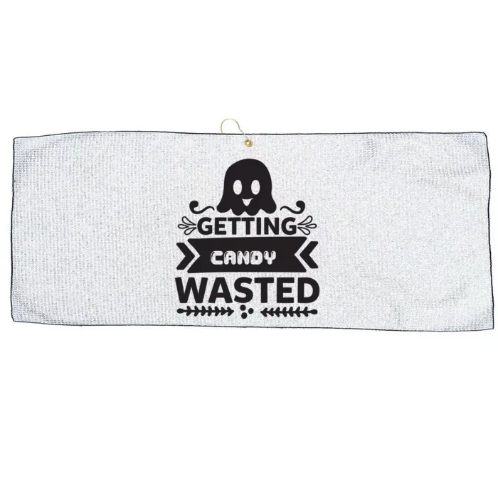 Getting Candy Wasted Large Microfiber Waffle Golf Towel