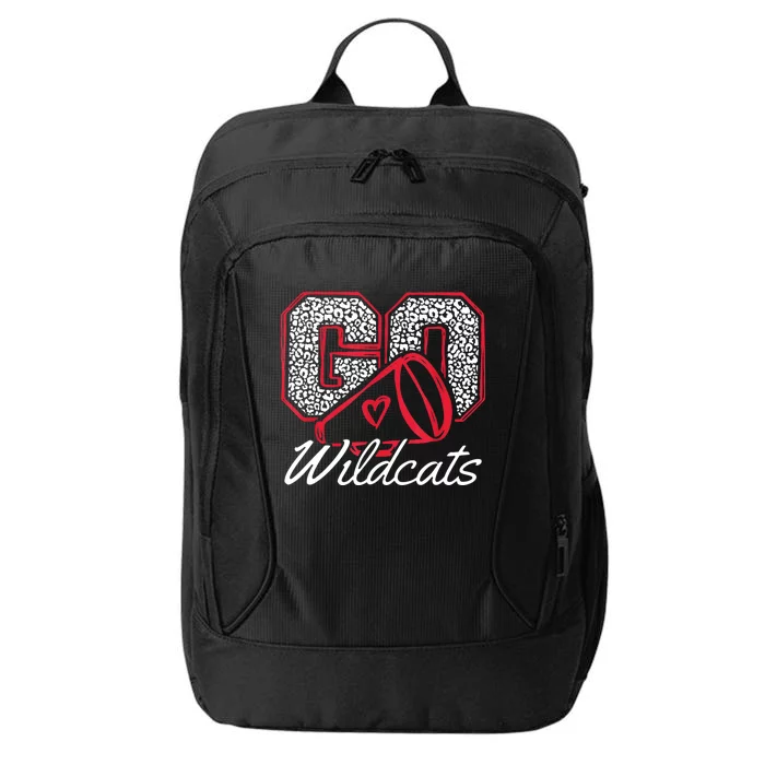 Go Cheer Wildcats Mascot Sports Team School Football City Backpack