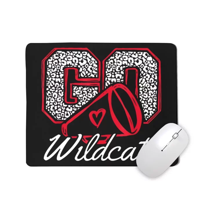 Go Cheer Wildcats Mascot Sports Team School Football Mousepad