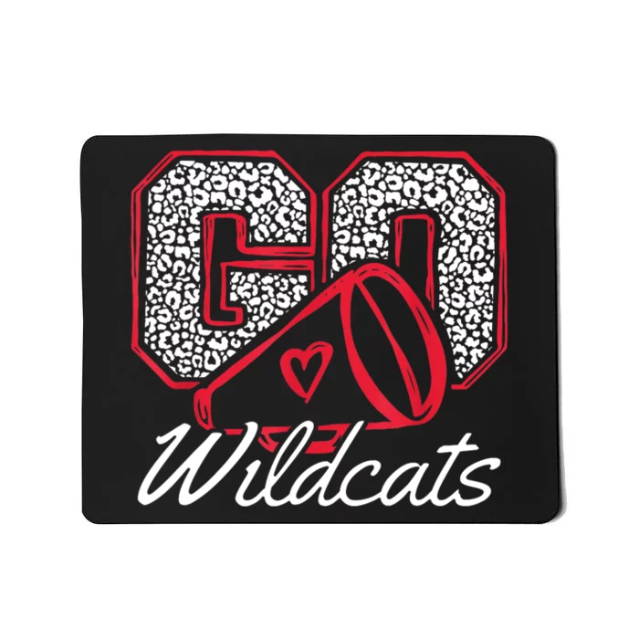 Go Cheer Wildcats Mascot Sports Team School Football Mousepad