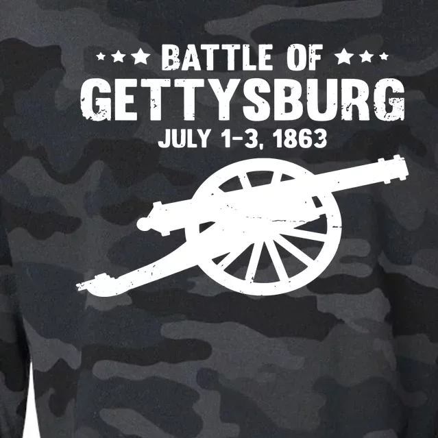 Gettysburg Civil War Battle Cropped Pullover Crew