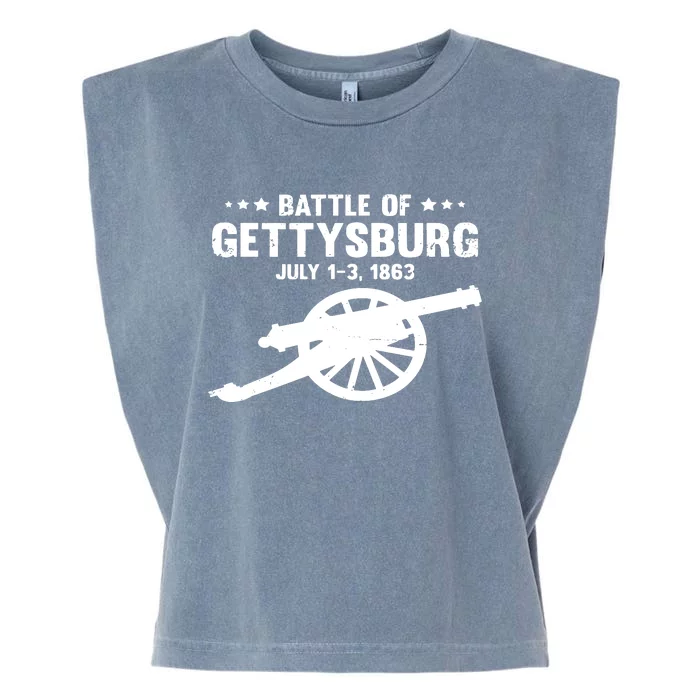 Gettysburg Civil War Battle Garment-Dyed Women's Muscle Tee