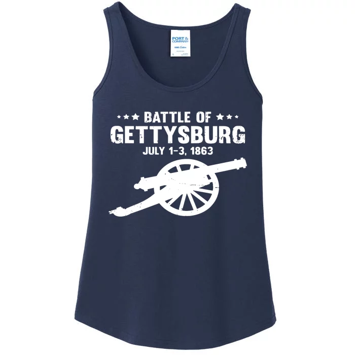 Gettysburg Civil War Battle Ladies Essential Tank