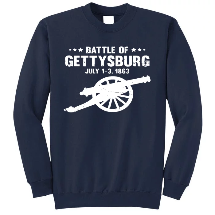 Gettysburg Civil War Battle Tall Sweatshirt