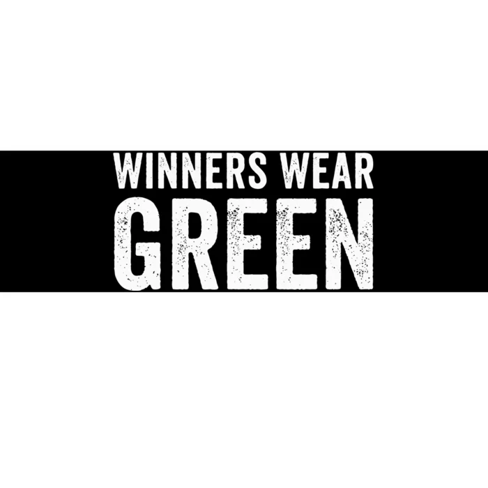 Green Color War Camp Team Game Competition Winners Bumper Sticker