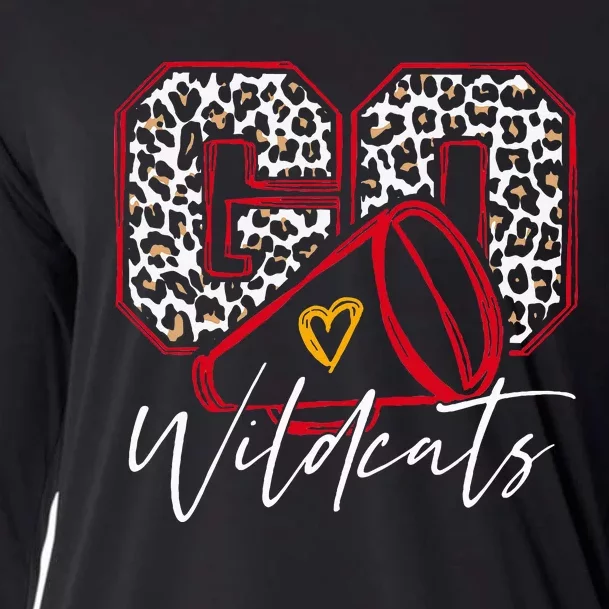 Go Cheer Wildcats Name Athletic Sport Gift Cooling Performance Long Sleeve Crew