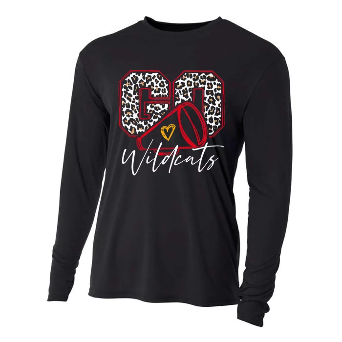 Go Cheer Wildcats Name Athletic Sport Gift Cooling Performance Long Sleeve Crew