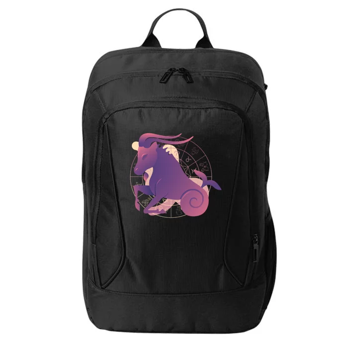 Goat Capricorn Zodiac City Backpack