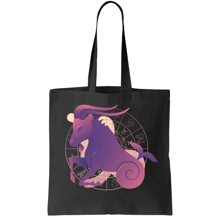 Goat Capricorn Zodiac Tote Bag