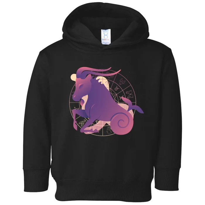 Goat Capricorn Zodiac Toddler Hoodie