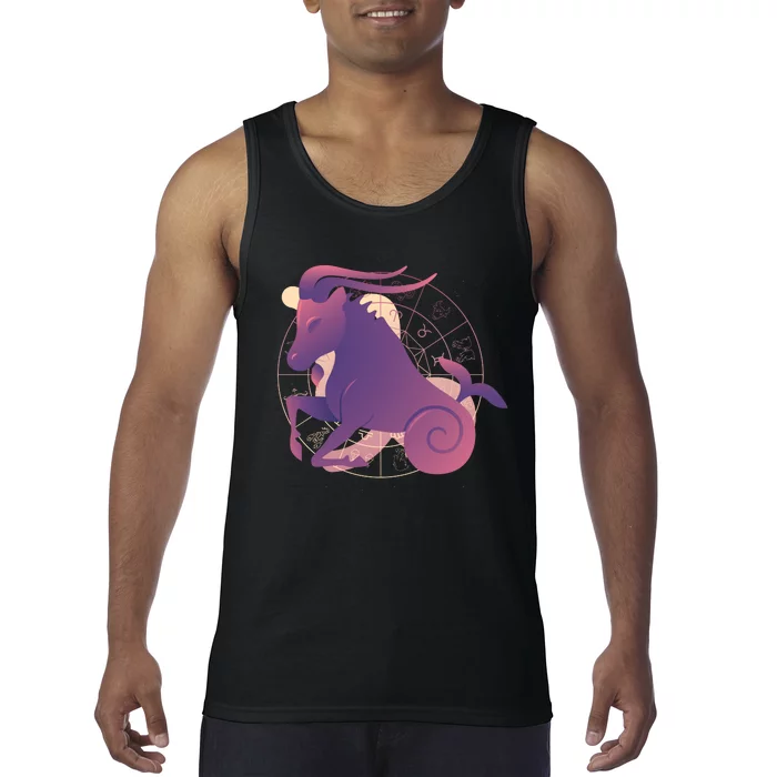 Goat Capricorn Zodiac Tank Top