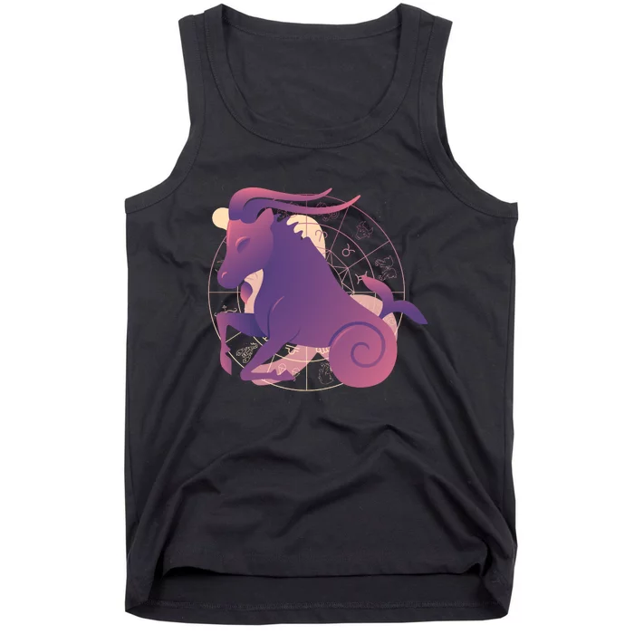 Goat Capricorn Zodiac Tank Top