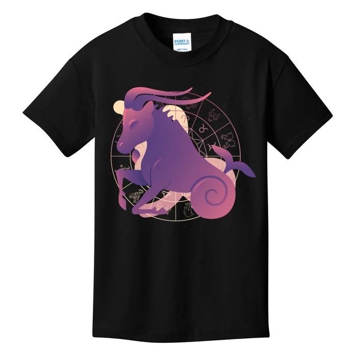 Goat Capricorn Zodiac Kids T-Shirt