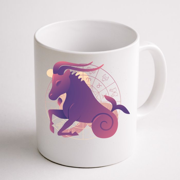 Goat Capricorn Zodiac Front & Back Coffee Mug