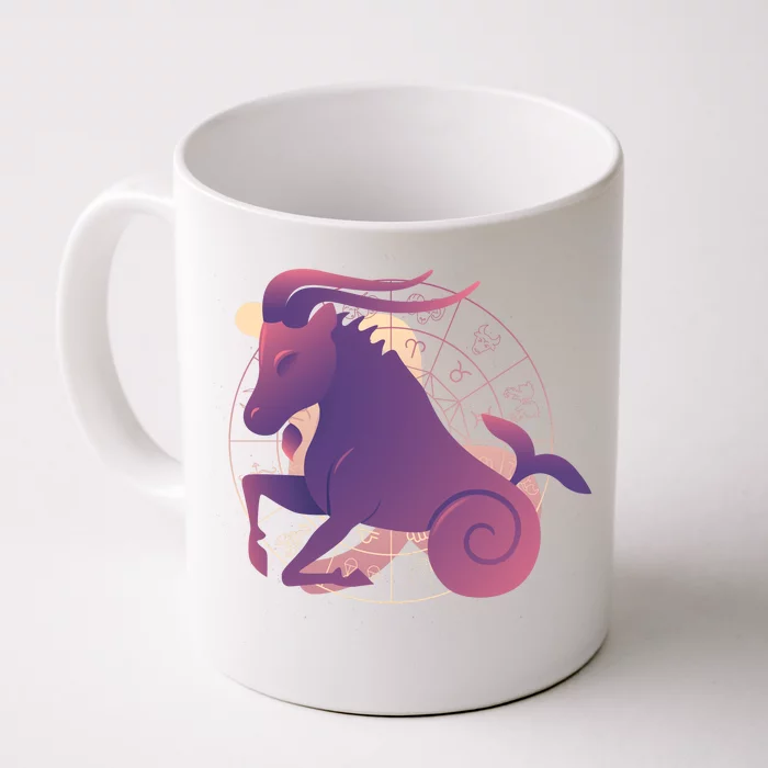 Goat Capricorn Zodiac Front & Back Coffee Mug