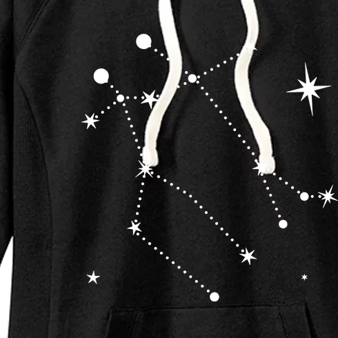 Gemini Constellation Zodiac Women's Fleece Hoodie