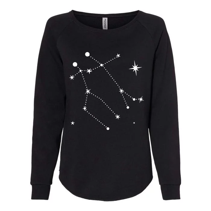 Gemini Constellation Zodiac Womens California Wash Sweatshirt