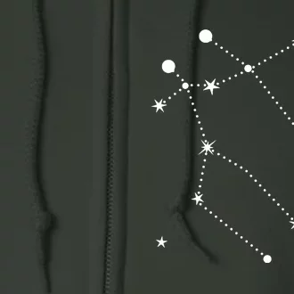 Gemini Constellation Zodiac Full Zip Hoodie