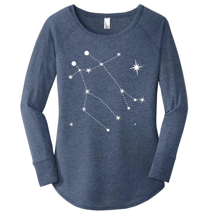 Gemini Constellation Zodiac Women's Perfect Tri Tunic Long Sleeve Shirt