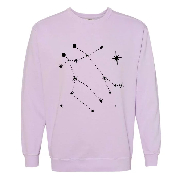 Gemini Constellation Zodiac Garment-Dyed Sweatshirt